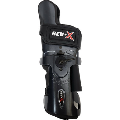 LORD FIELD REV-X Bowling Wrist Support Protector, Cobra, Right Hand, Black, M