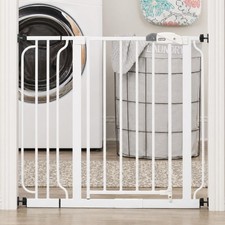 Regalo Easy Step Baby Gate 29-38.5 Inch Wide Safety Gate for Stairs and Doorways