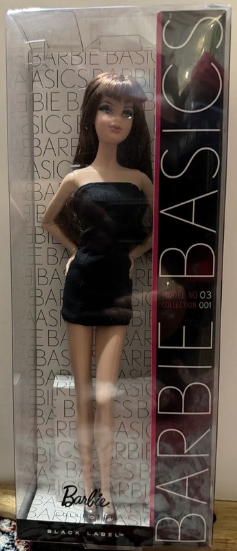 Barbie Basics Model No 03 Collection 001 Black Label Barbie Doll 2009