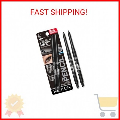 Revlon ColorStay Pencil Waterproof Eyeliner, Smudge-Proof, Eye Makeup with Built