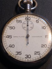 Vintage Breitling  Wakmann 7 Jewels Stopwatch...