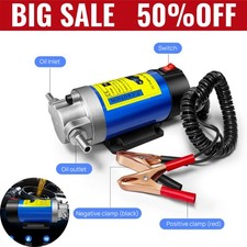 100W Electric Oil Change Pump Extractor Diesel Fluid Scavenge Transfer Suction