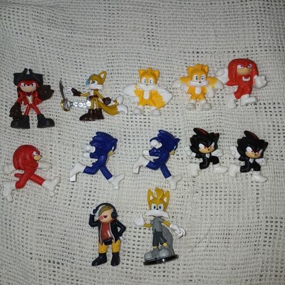 Lot Of 12 Sonic The Hedgehog Figures 2'' Sonic Knuckles Tails Shadow Dr.Dont Plus