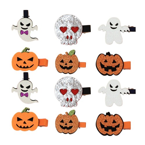 12 Pezzi Forcina per Capelli Copricapo Sanguinante Accessori Halloween Bambino per Bambini - Foto 8 di 12