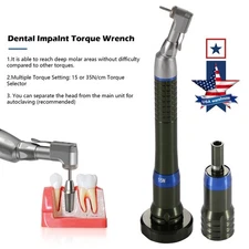 USA Dental Implant Abutment Latch Screwdriver Hex Drivers Stainless (15N+35N)