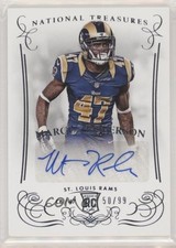 2014 Panini National Treasures Rookie Signatures 50/99 Marcus Roberson Auto 2u3