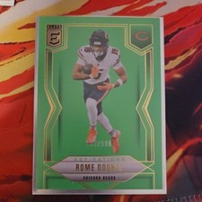 2025 Panini Donruss Elite - Rome Odunze #68 Aspirations Lime Green 668/999