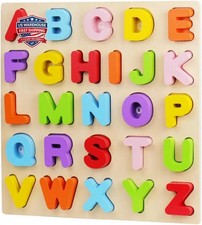 Alphabet Puzzle, ABC Letter Puzzles for Toddlers 1 2 Years Old, Educational Le