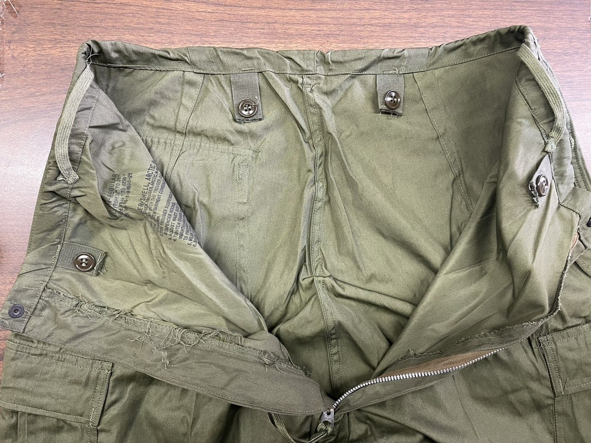 Trouser Shell OVER PANTS Arctic M-1951 Military Size MEDIUM Dead