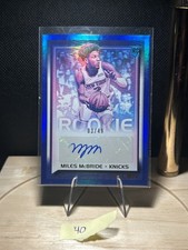 Panini Recon - Rookie Recon Signatures Miles McBride #RRS-MMB Blue /49 (AU, RC)