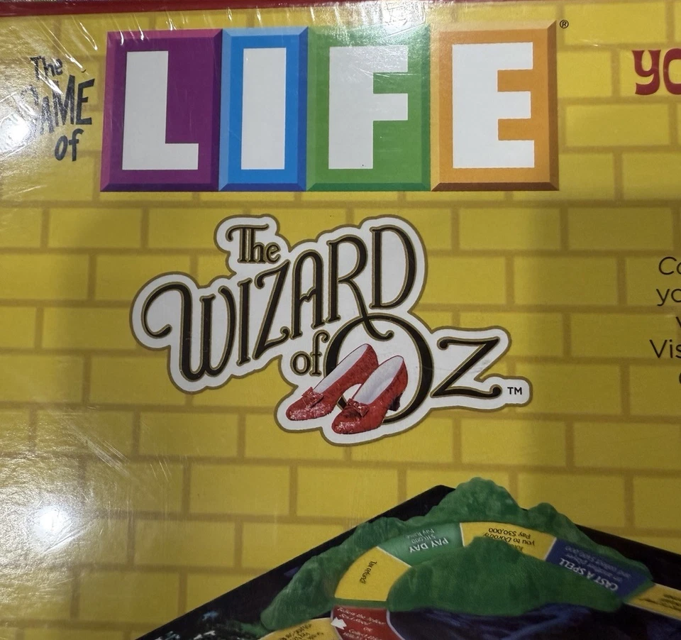NEW NIB The Game Of Life  Edition-Wizard Of Oz Collectors Edition - 2008 Hasbro - Image 4 of 4