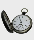 Antique Illinois Pocket Watch c.1883 18s 11J Coin Silver - NO Key