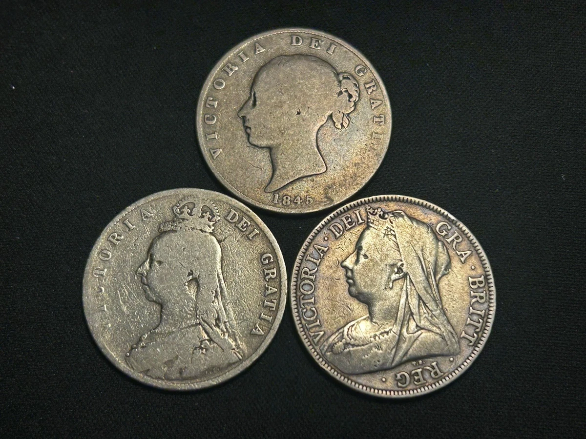 1845 Year UK Half Crown Coins for sale | eBay