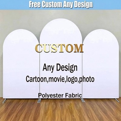 Personalized Arch Backdrop Cover Birthday Party Custom Photo Background Prop
