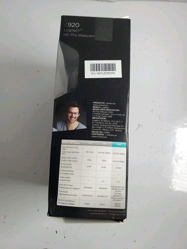 Logitech C920 HD Pro Webcam 1080p- Black - NEW Open BOX - 第 7/11 張圖片