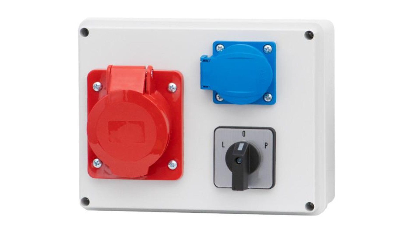 Distribution R-190 Sockets 32A 5p, 230V, L/P F3.0090