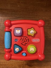 VTech Busy Learners Activity Cube For Baby Toddler Spinning Letters Moving Lady