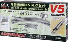 KATO N Gauge Inner Double Track Endless Set V5 20-864 Model Railroad Track