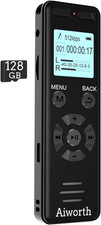 136GB Digital Voice Recorder Voice Activated Recorder for Lectures Meetings - 9