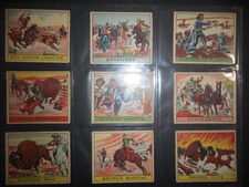 R128-2 1930'S WESTERN SERIES OF (48) CARD SET  DAVY CROCKETT, SITTING BULL, +++