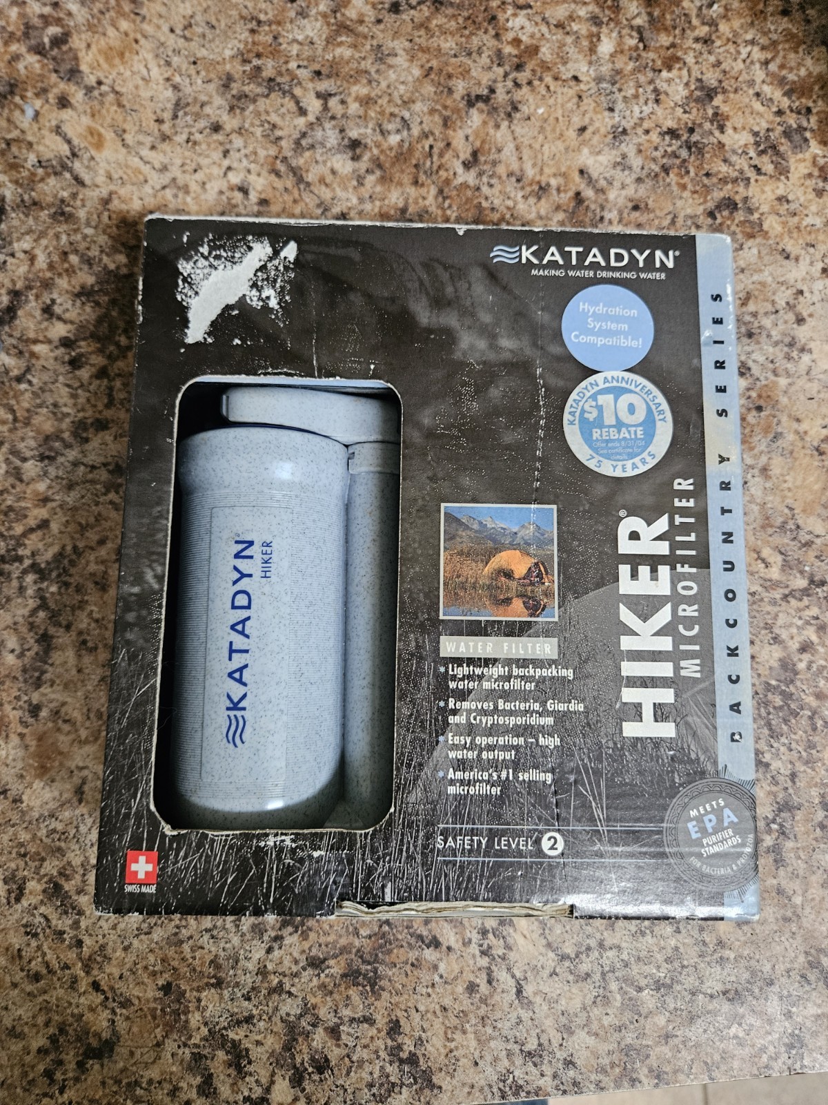 Katadyn Hiker Micro Filter Water Filtering System Backcountr