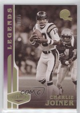 2020 Panini Plates & Patches Legends Purple 19/35 Charlie Joiner #115 HOF 0zg6