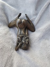 Massive Bronze Sculpture - Stylized Antique Style Nude Figure, Cesamo