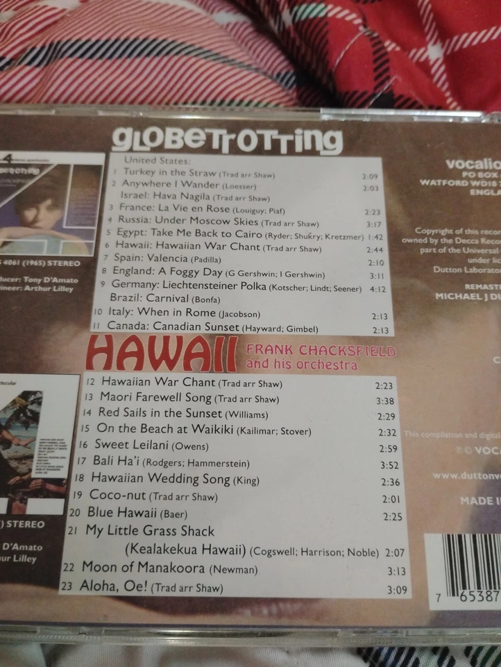 Globetrotting Hawaii by Frank Chacksfield (CD, 2007) - Image 2 of 4