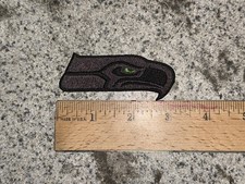 Fully Embroidered BLACKOUT Seattle Seahawks Green Eye Patch Iron On and/or Sew