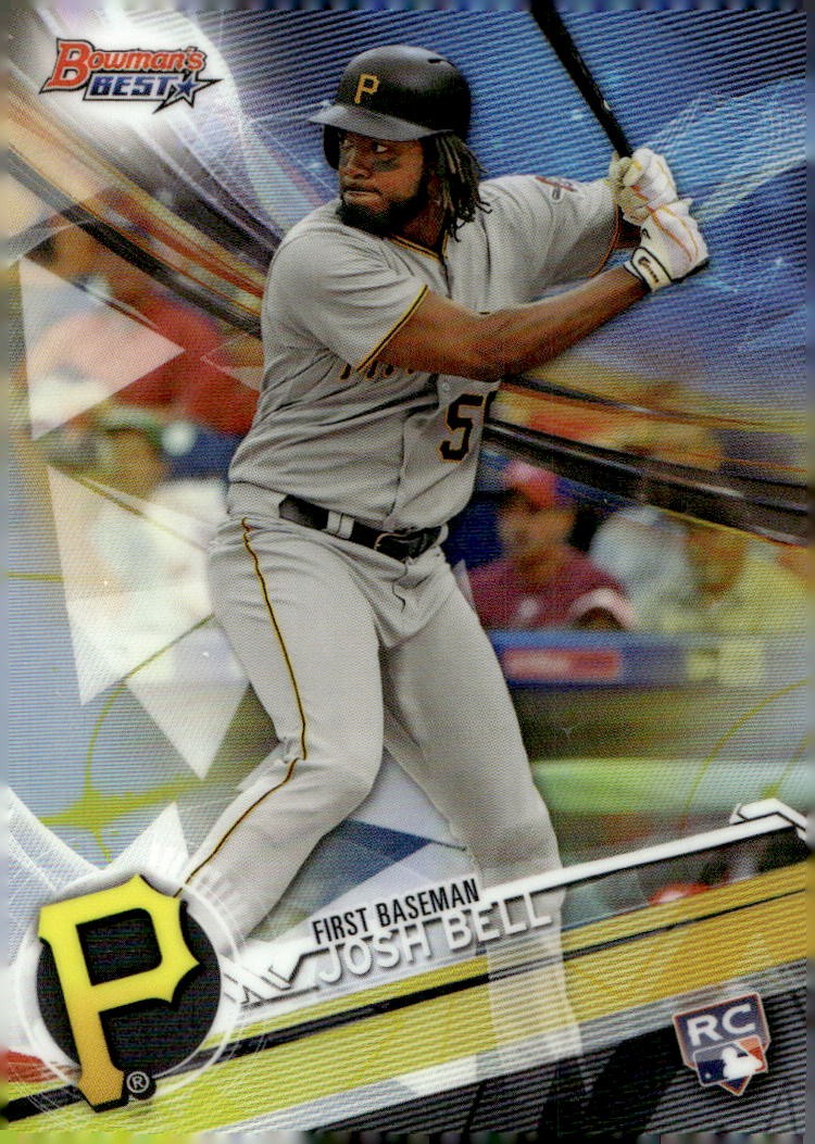 2017 Bowman's Best #59 Josh Bell Refractor Rookie RC