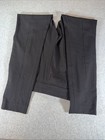 H&M Dress Pants Zipper Front Pockets Slit Back Straight Leg Size 8 Black — photo 3