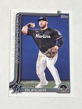 2025 Topps Baseball #330 - Jake Burger - Miami Marlins