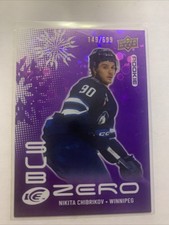 nikita chibrikov  rookie 2024/25 ice hockey Sub Zero 149/699 SZ-nc