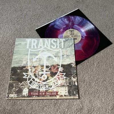 Transit   Young New England Vinyl Record /300 RED/WHITE/BLUE Starburst 2013