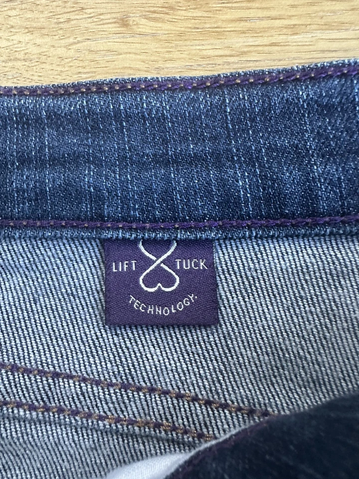 NYDJ NOT YOUR DAUGHTER'S JEANS lift tuck Straight Leg  STRETCH DARK BLUE SIZE 10 - Image 3 of 4