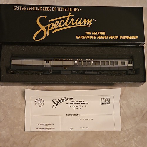 Coche de pasajeros Bachmann Spectrum HO B&O Baltimore y Ohio Coach #5483 89343 | Condition: Used