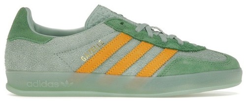 adidas gazelle silver green womens Adidas Gazelle 'Collegiate Green Hazy Sky' – DSUPPLIED