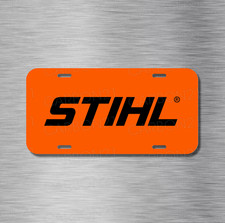 New Orange Stihl Power Tools License Plate Car Suv Truck New Orange Stihl Power Tools License Plate Car Suv Truck
