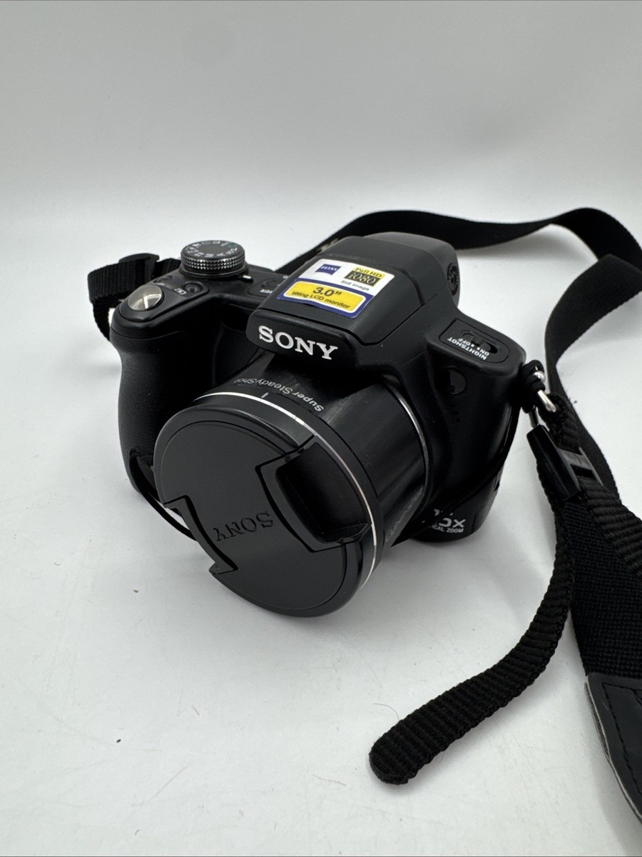 美品 SONY Cyber-shot DSC-H50 黒 メモリースティック付き Sony Cyber-shot DSC-H50 9.1MP Digital Video Camera w battery