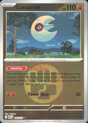 Lunatone 105/217 Mega Evolution Ascended Heroes Reverse Holo