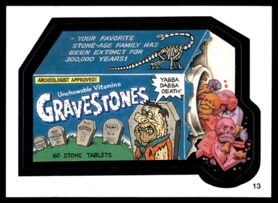 2004 Topps Wacky Packages All-New Series 1 #13 Gravestones - Image 1 of 2