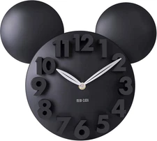 MEIDI CLOCK Modern Design Mickey Mouse Big Digit 3D Wall Clock Home Decor Decora