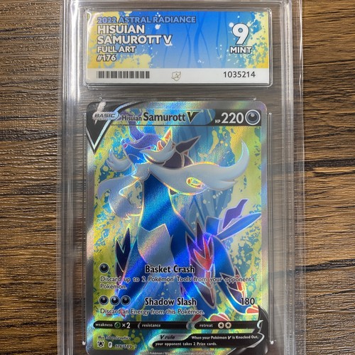 Hisuian Samurott V graded ACE 9 for sale on eBay