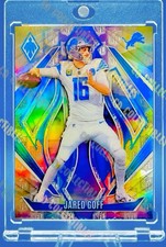 Jared Goff NFL SHIELD PRIZM REFRACTOR CARD SP PANINI DETROIT LIONS MINT /150