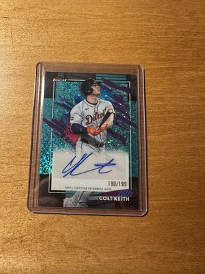2026 Topps Finest Aqua Mini Diamonds Parallel RC Auto Colt Keith /199 - AT1