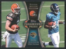 2012 Topps Paramount Pairs #PAWBL Brandon Weeden/Justin Blackmon 47504