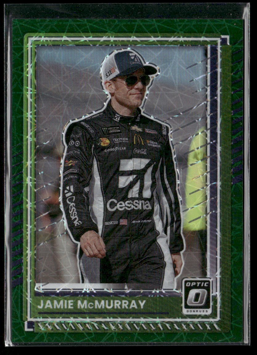 2025 Donruss #89 Jamie McMurray Optic Green Velocity #/99