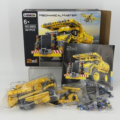 Kididdo Mechanical Master 2 in 1 Model No .6802  Dump Truck And Airplane Set
