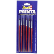 29621  Accessoire Maquette  Pinceaux Bois  Pinceaux Standard 6 Tailles, 004