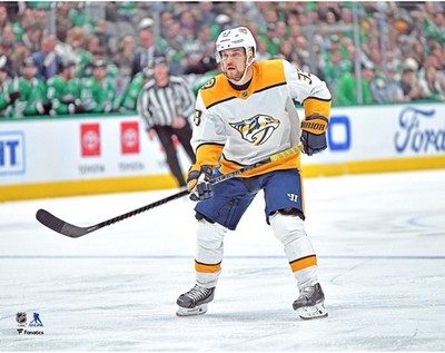 Viktor Arvidsson Nashville Predators Unsigned White Jersey Skating 11 x 14 Photo
